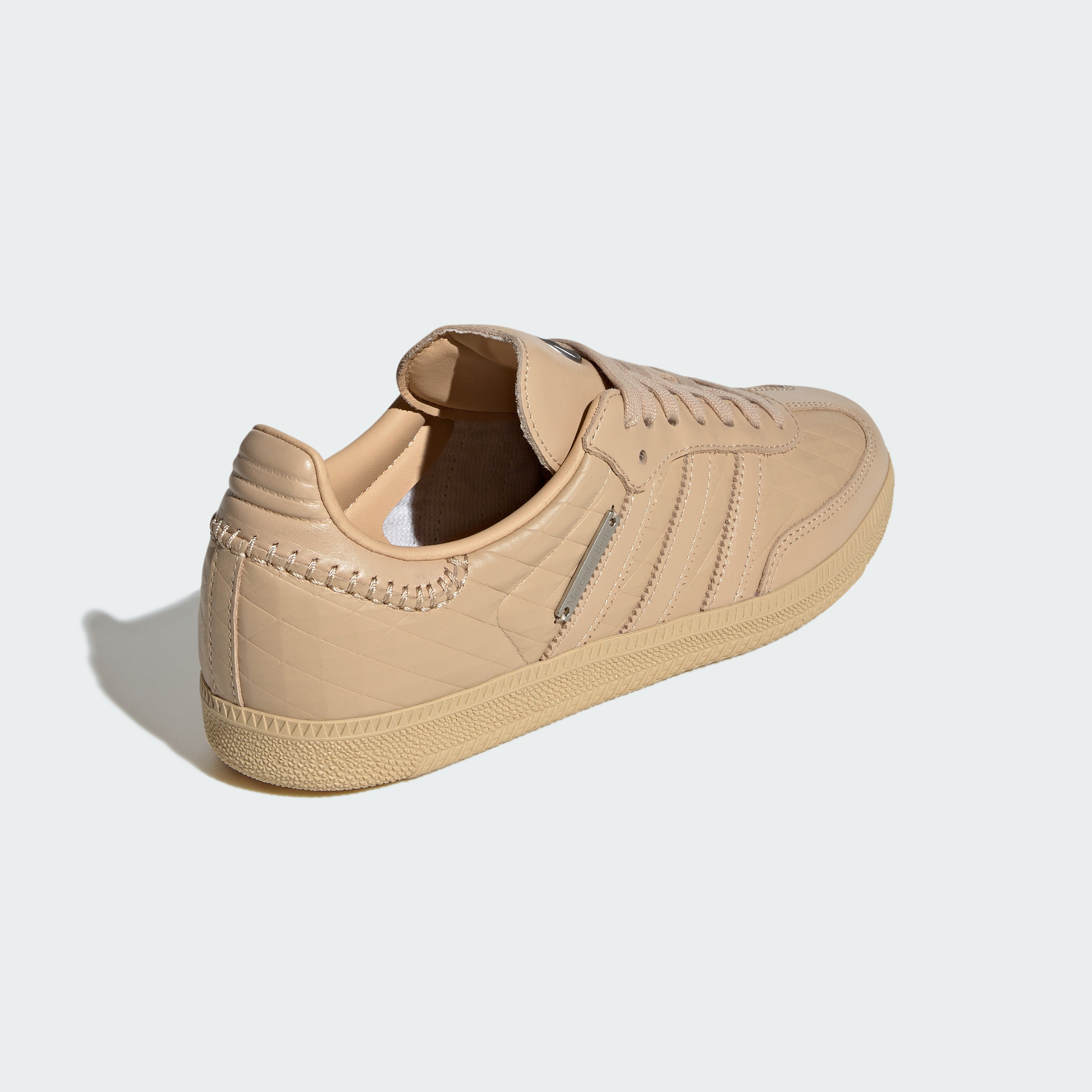 adidas ADIDAS SAMBA OG - MERCEDES-BENZ SHOES - Magic Beige / Magic Beige / Silver Metallic - View 6