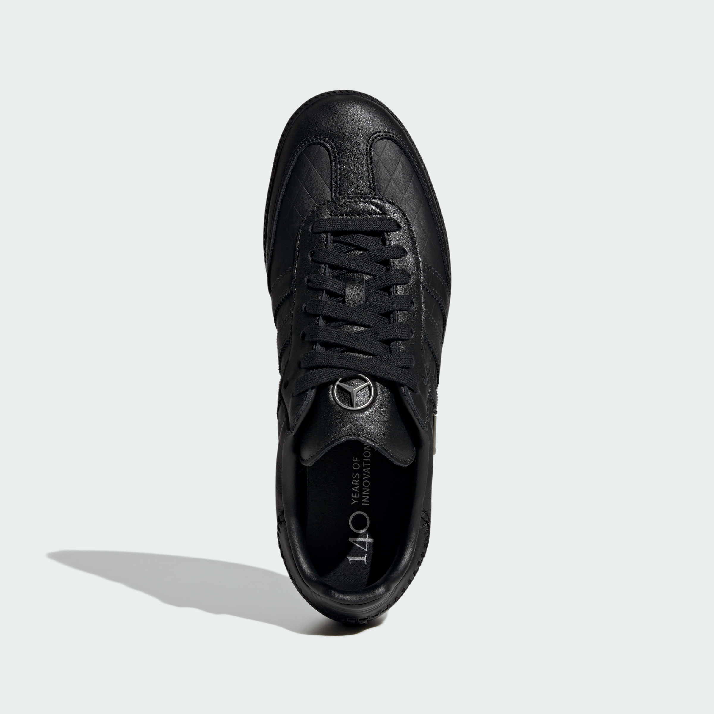 adidas ADIDAS SAMBA OG - MERCEDES-BENZ SHOES - Core Black / Core Black / Silver Metallic - View 3
