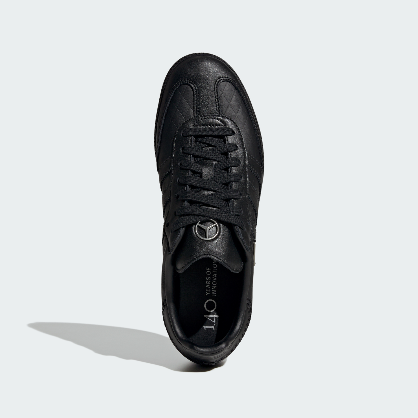 adidas ADIDAS SAMBA OG - MERCEDES-BENZ SHOES - Core Black / Core Black / Silver Metallic - View 3