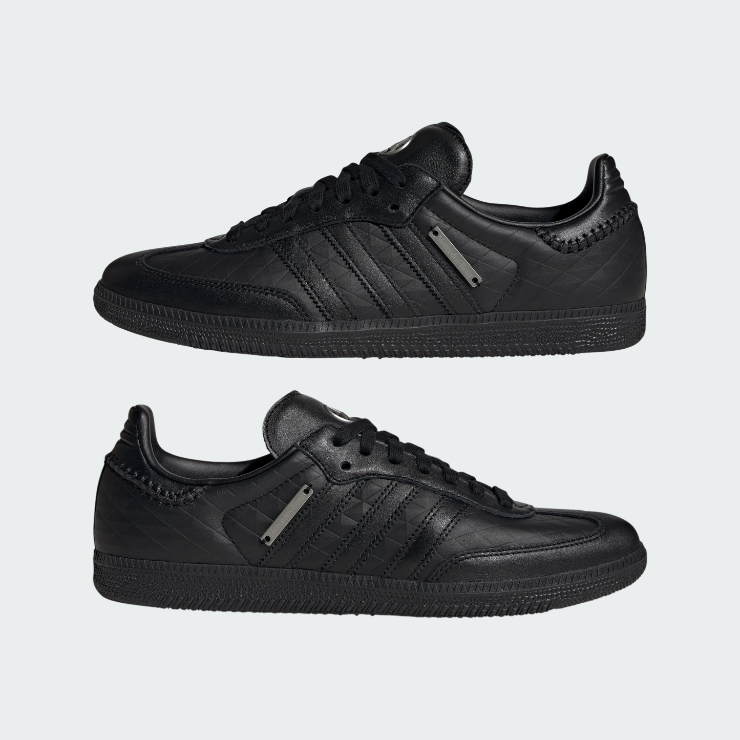 adidas ADIDAS SAMBA OG - MERCEDES-BENZ SHOES - Core Black / Core Black / Silver Metallic - View 8