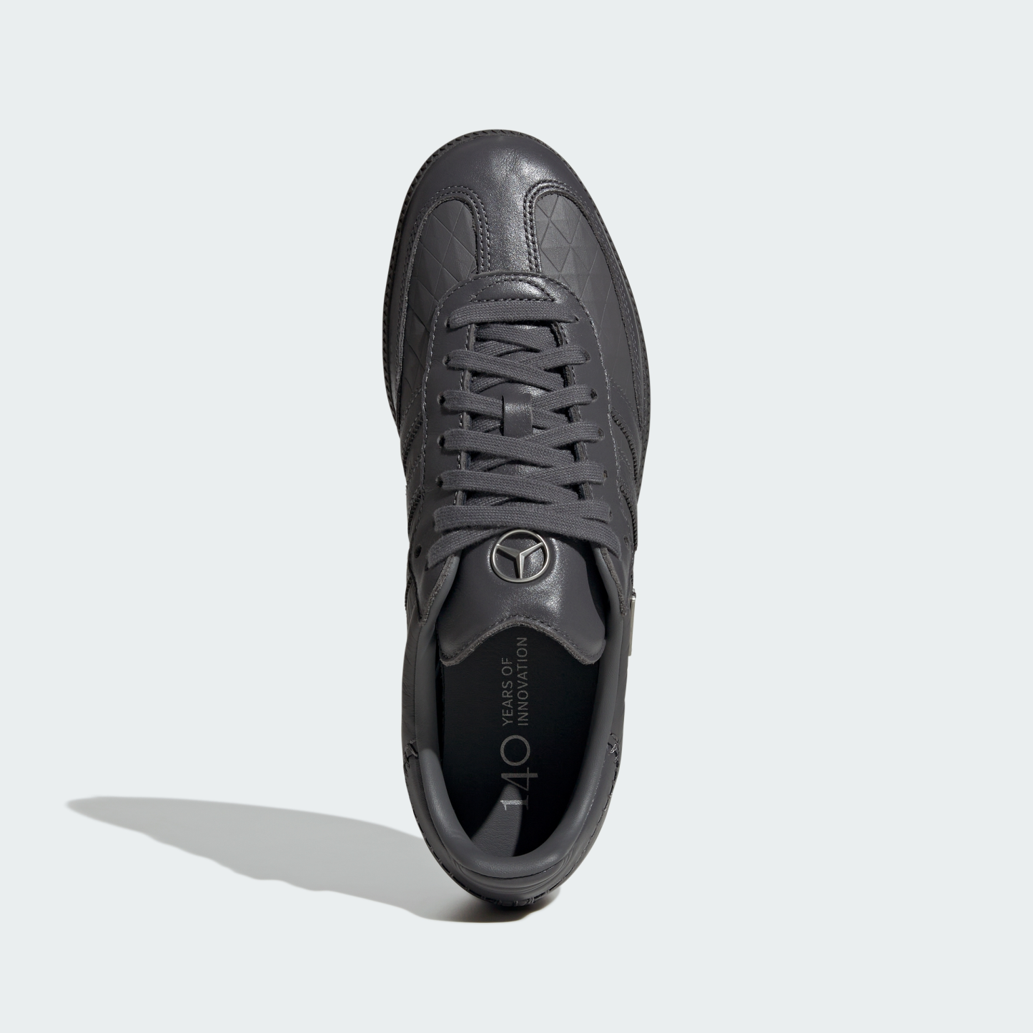 adidas ADIDAS SAMBA OG - MERCEDES-BENZ SHOES - Grey Five / Grey Five / Silver Metallic - View 3