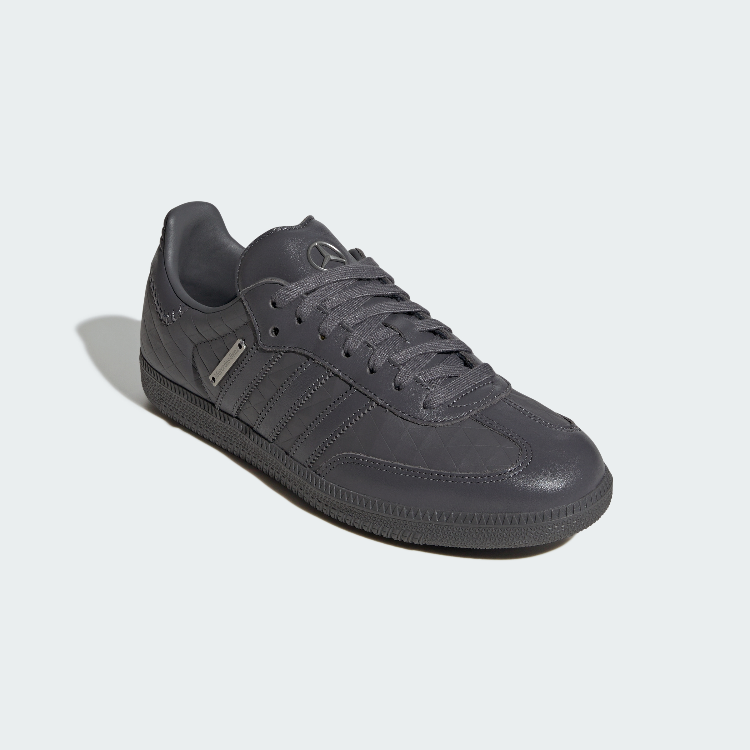 adidas ADIDAS SAMBA OG - MERCEDES-BENZ SHOES - Grey Five / Grey Five / Silver Metallic - View 5