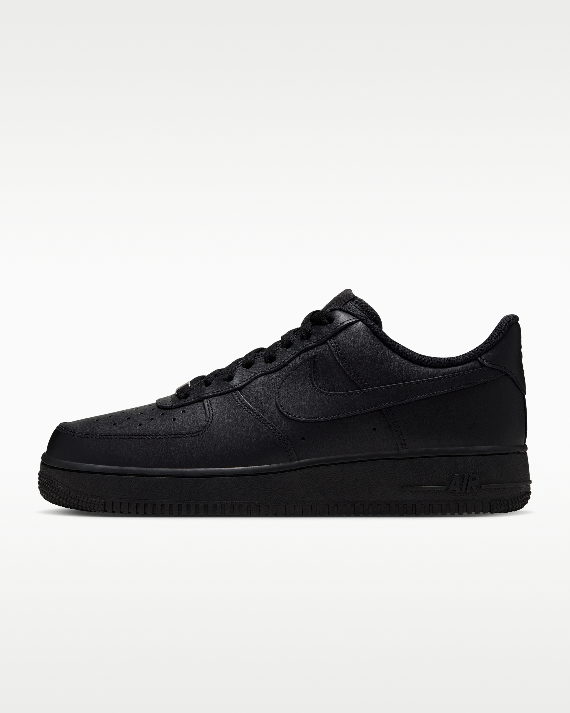 Nike Air Force 1 '07 Men's Shoes - Black/Black - View 1