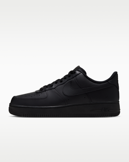 Nike Air Force 1 '07 Men's Shoes - Black/Black - View 1