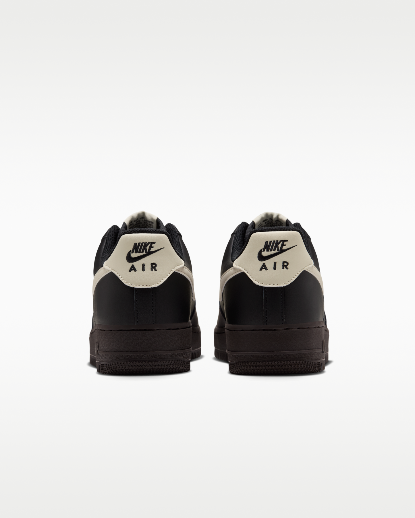 Nike Air Force 1 '07 Men's Shoes - Black/Velvet Brown/Coconut Milk - View 6