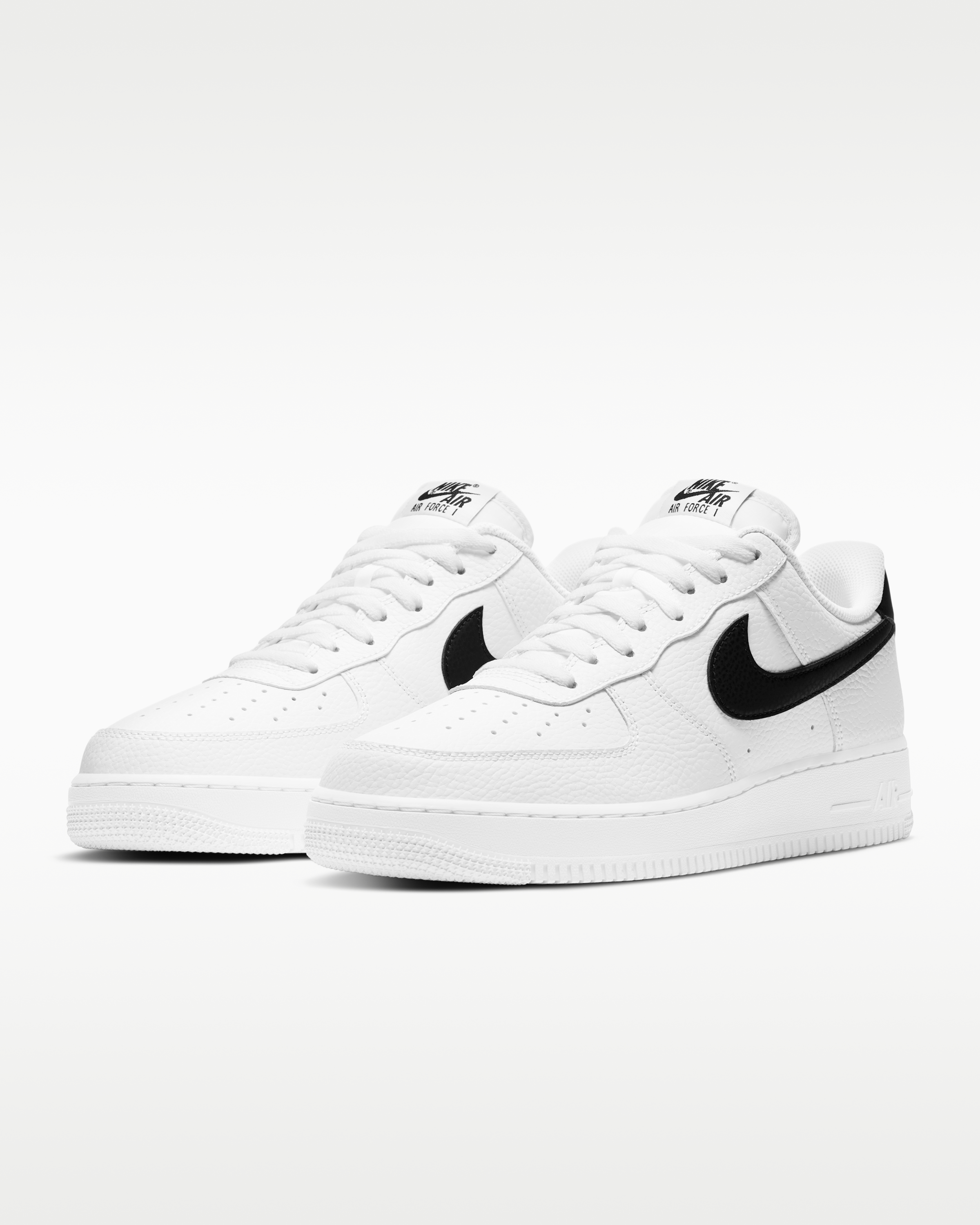 Nike Air Force 1 '07 Men's Shoe - White/Black - View 5