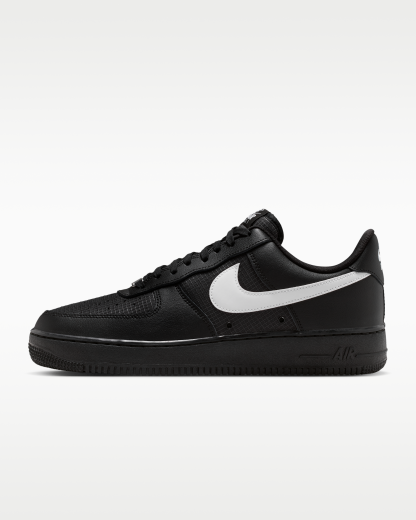 Nike Air Force 1 '07 LV8 Men's Shoes - Black/Black/White - View 1