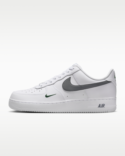 Nike Air Force 1 '07 Men's Shoes - White/Fir/Cool Grey/Cool Grey - View 1
