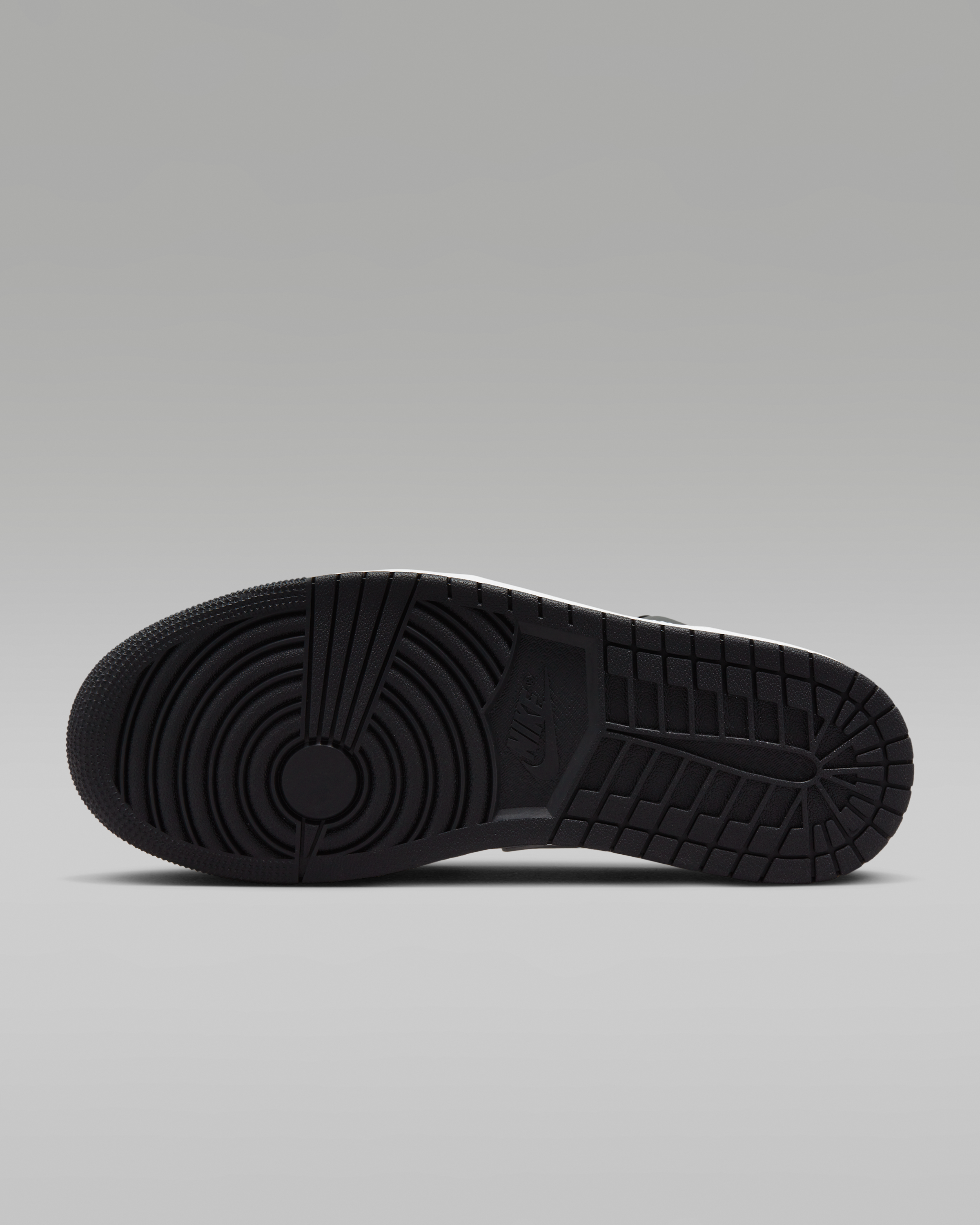 Air Jordan 1 Low Men's Shoes - Black/White/Particle Grey - View 2