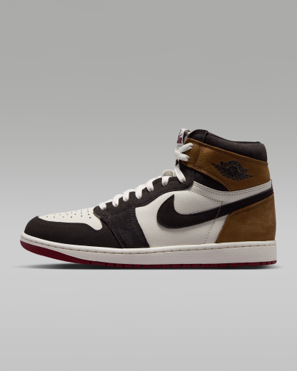 Air Jordan 1 Retro High OG 'Love Letter' Men's Shoes - Shadow Brown/Light British Tan/Team Red - View 1