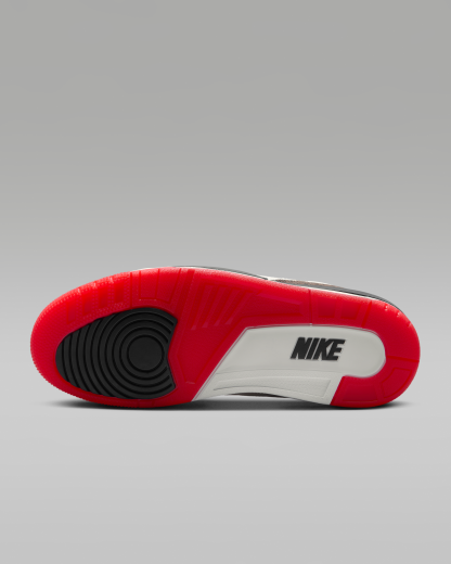 Air Jordan 3 'World's Best' Men's Shoes - Sail/University Red/Pale Ivory/Black - View 2