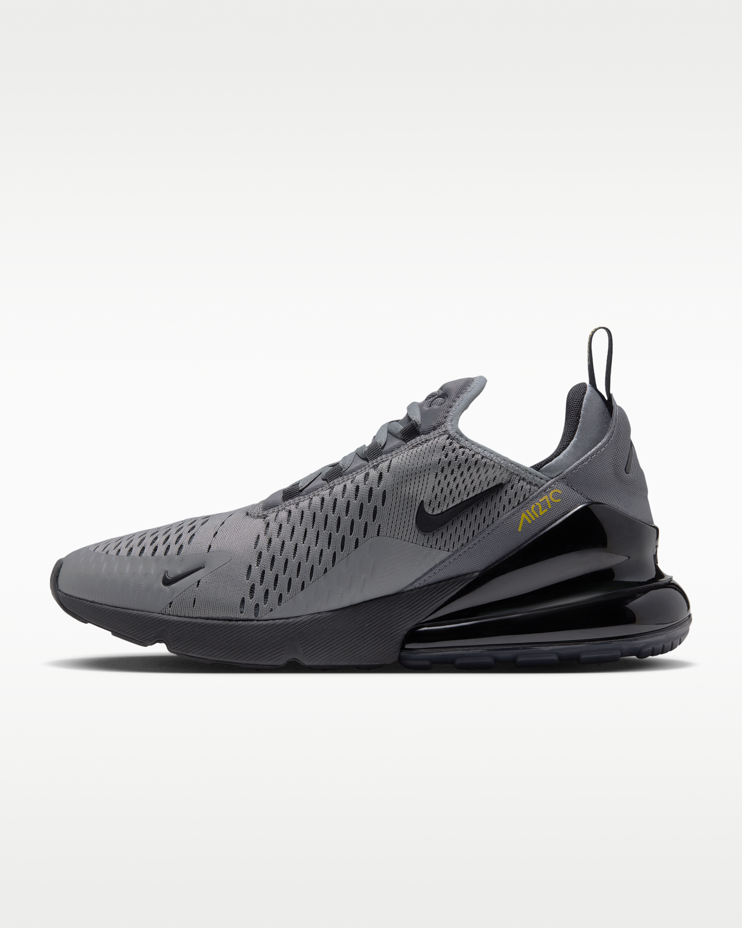 Nike Air Max 270 Men's Shoes - Smoke Grey/Chrome Yellow/Dark Smoke Grey/Black - View 1
