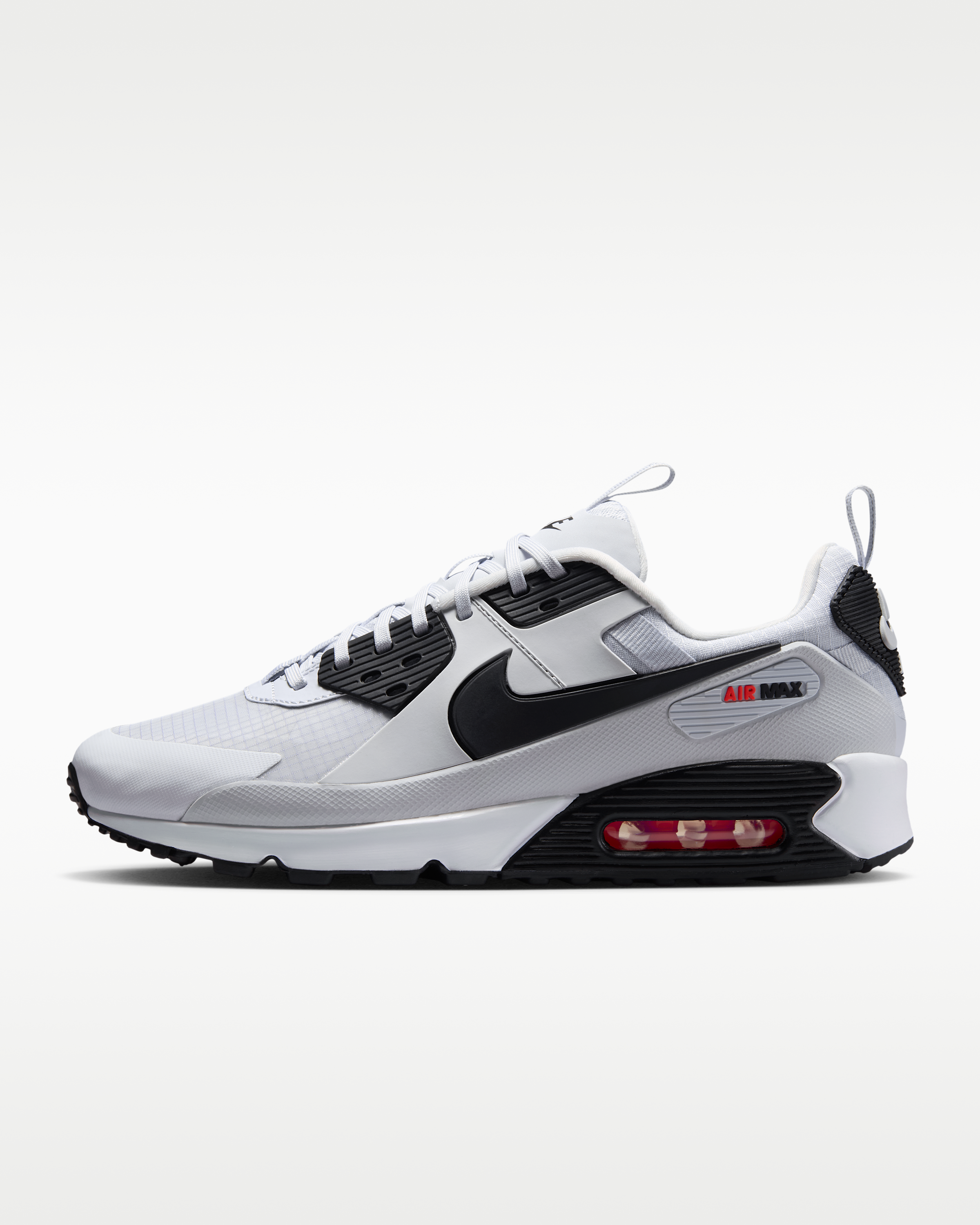 Nike Air Max 90 Drift Men's Shoes - Pure Platinum/Bright Crimson/Black - View 1