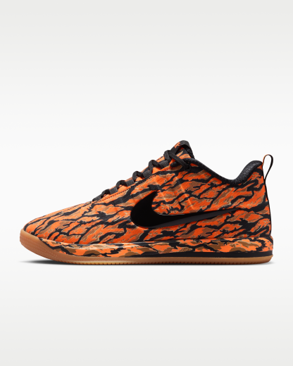 Book 2 "Tiger Camo" Basketball Shoes - Black/Total Orange/Flax/Black - View 1