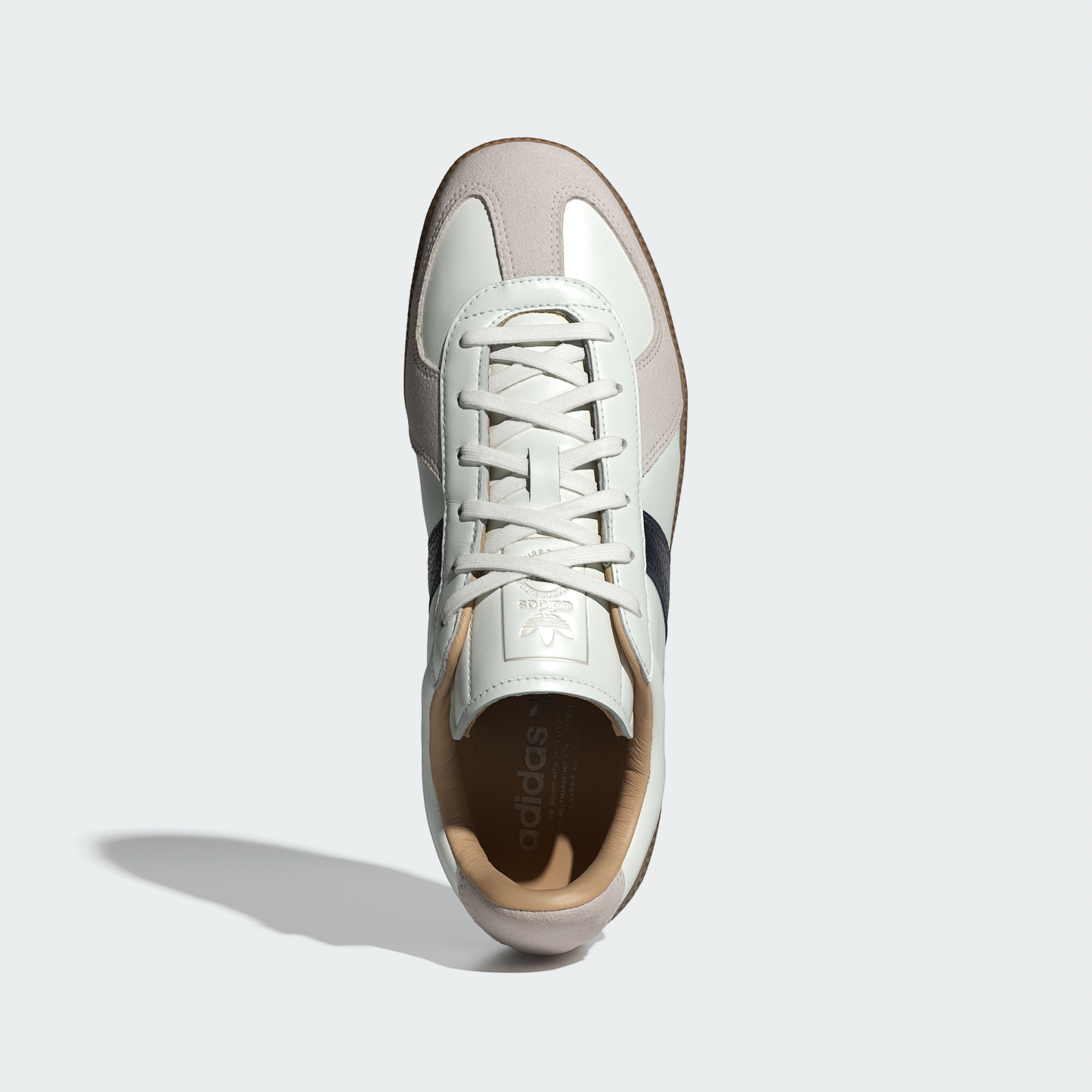 adidas BW ARMY SHOES - Core White / Night Indigo / Gum - View 3