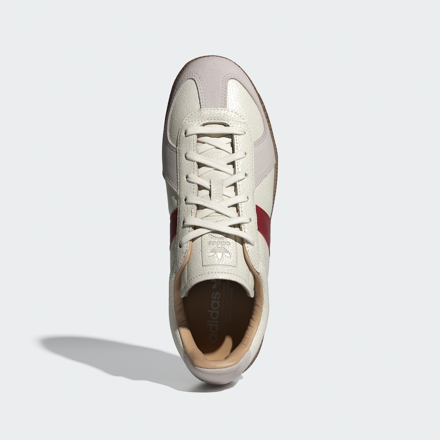 adidas BW ARMY SHOES - Core White / Team Victory Red / Gum - View 3