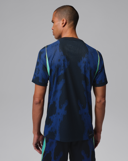 Brazil National Team 2026 Match Away Men's Nike Aero-FIT Football Shirt - Old Royal/Black - View 2