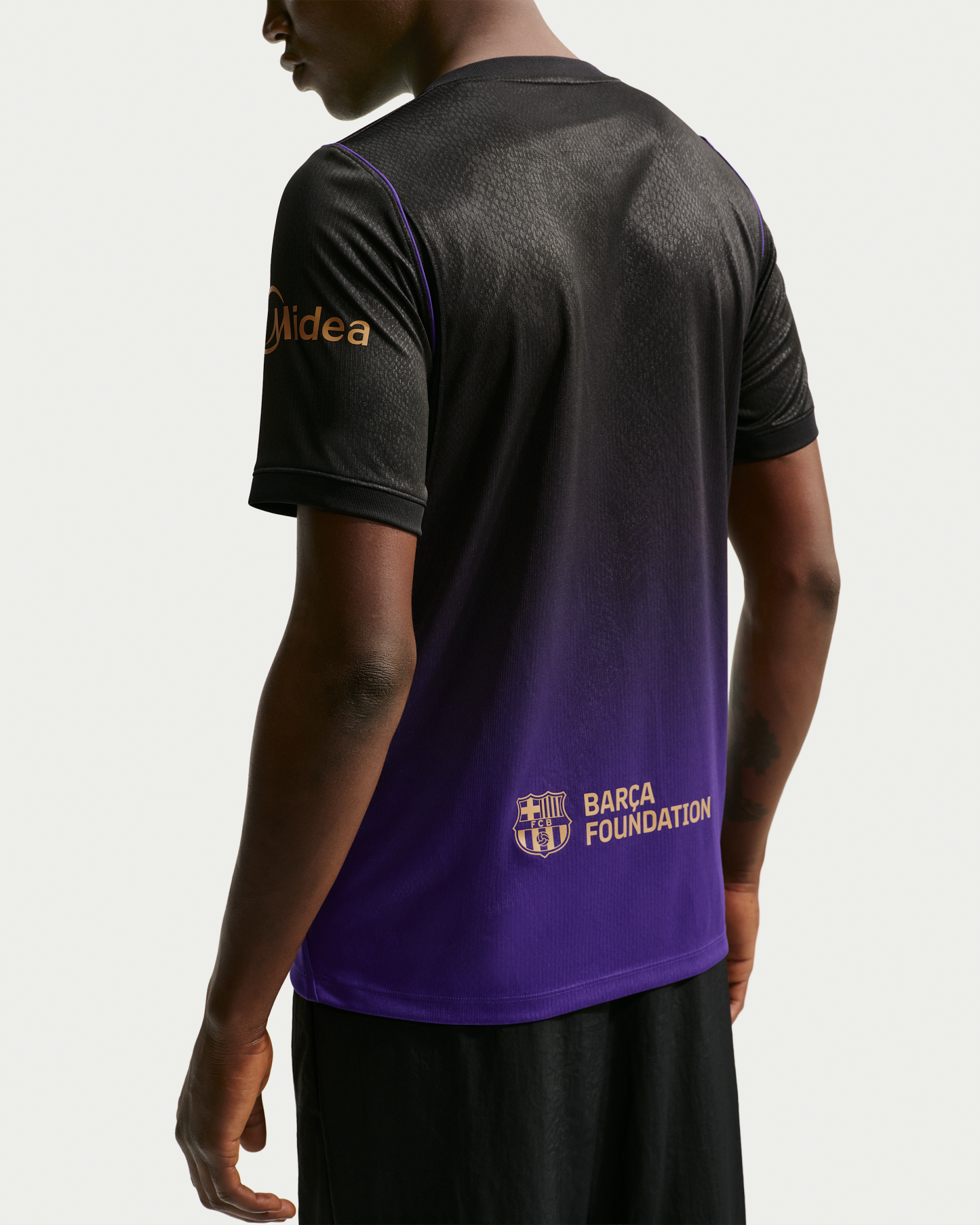 F.C. Barcelona 2026/27 Stadium Away Men's Kobe Dri-FIT Football Replica Shirt - Field Purple/Field Purple/Black/Metallic Gold - View 2