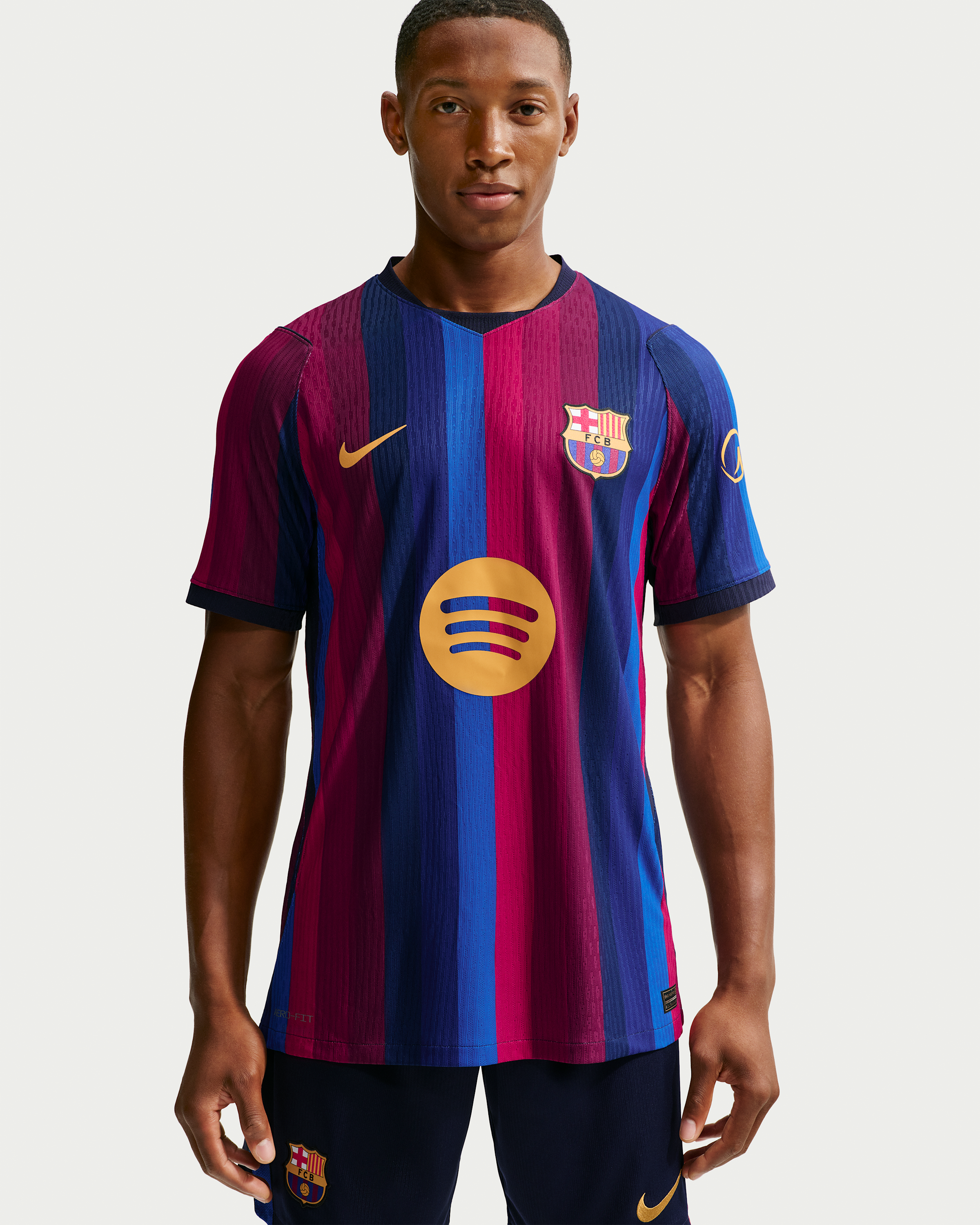 F.C. Barcelona 2026/27 Match Home Men's Nike Aero-FIT Football Authentic Shirt - Deep Garnet/Blue Void/Blackened Blue/Mineral Yellow - View 1