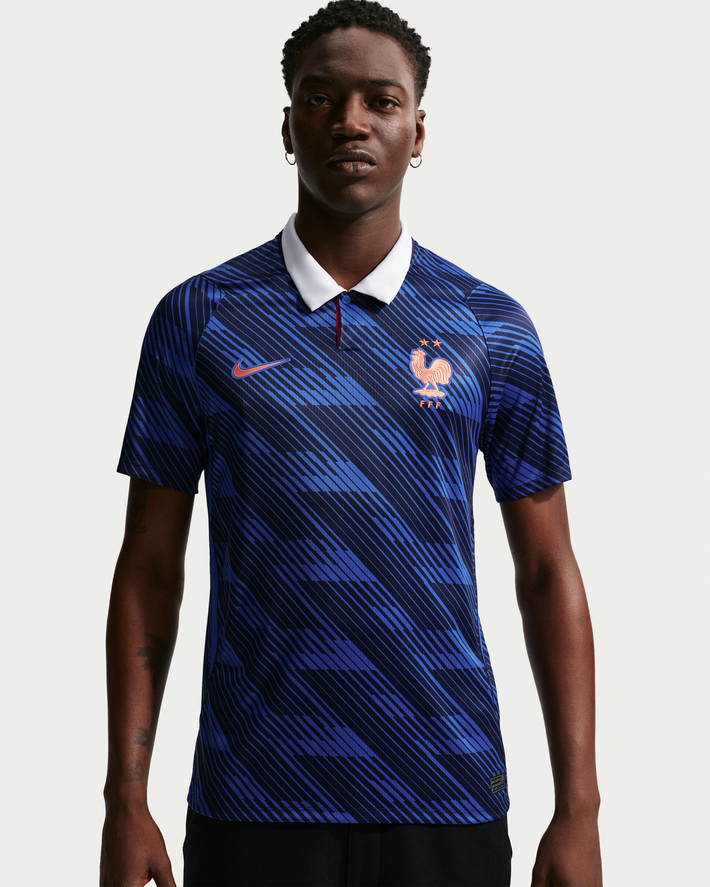 France National Team 2026 Stadium Home Men's Nike Dri-FIT Football Shirt - Game Royal/Blackened Blue/White/Metallic Copper - View 1