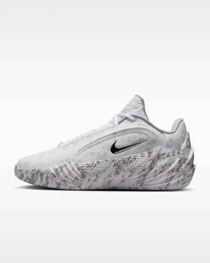 Giannis Freak 8 Basketball Shoes - White/Light Smoke Grey/Black/Metallic Silver - View 8