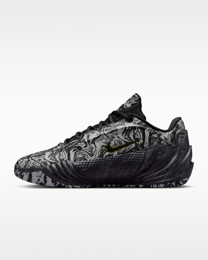 Giannis Freak 8 'Etched in Stone' Basketball Shoes - Black/Light Smoke Grey/Volt - View 1