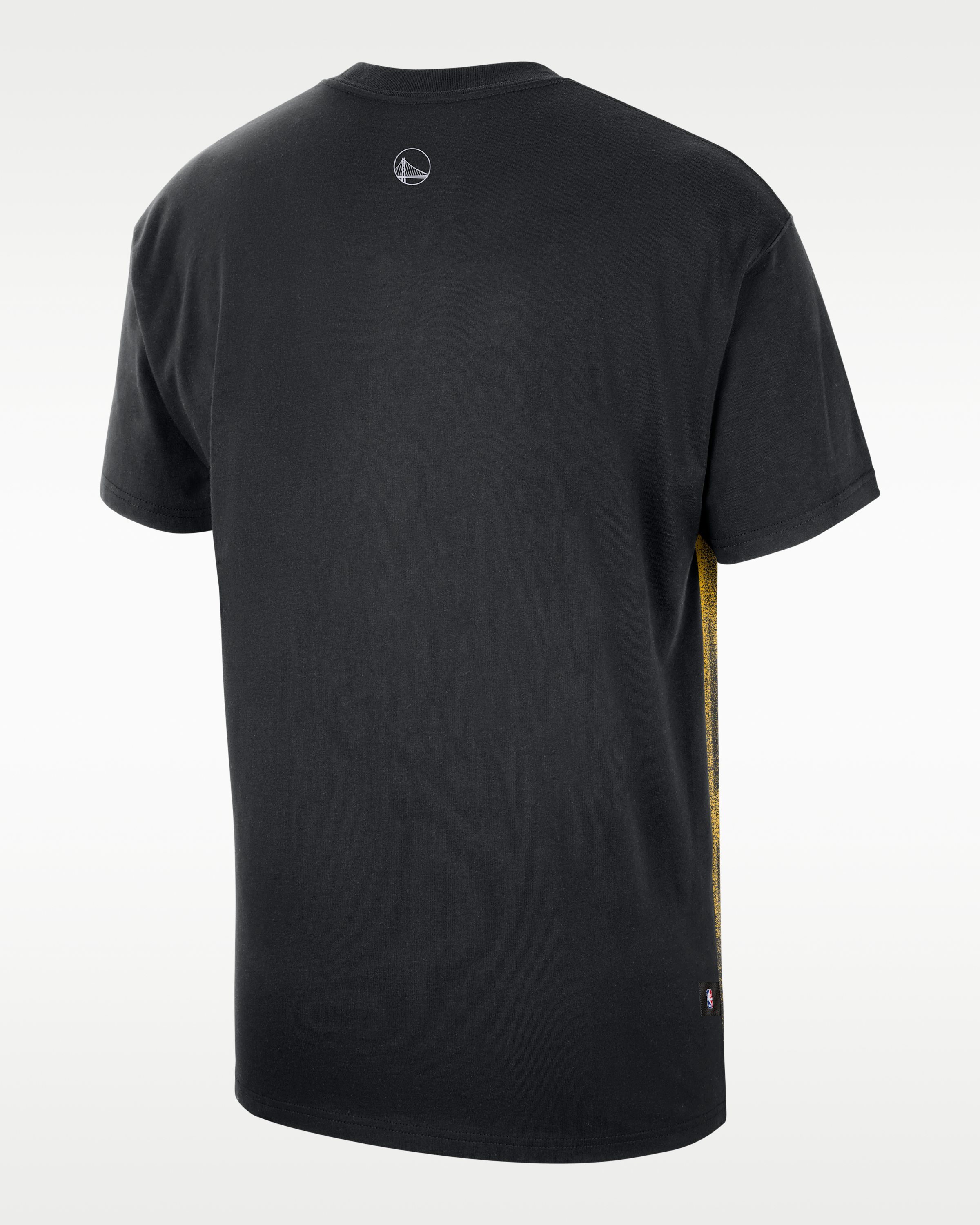 Golden State Warriors Men's Basketball T-Shirt - Black - View 2