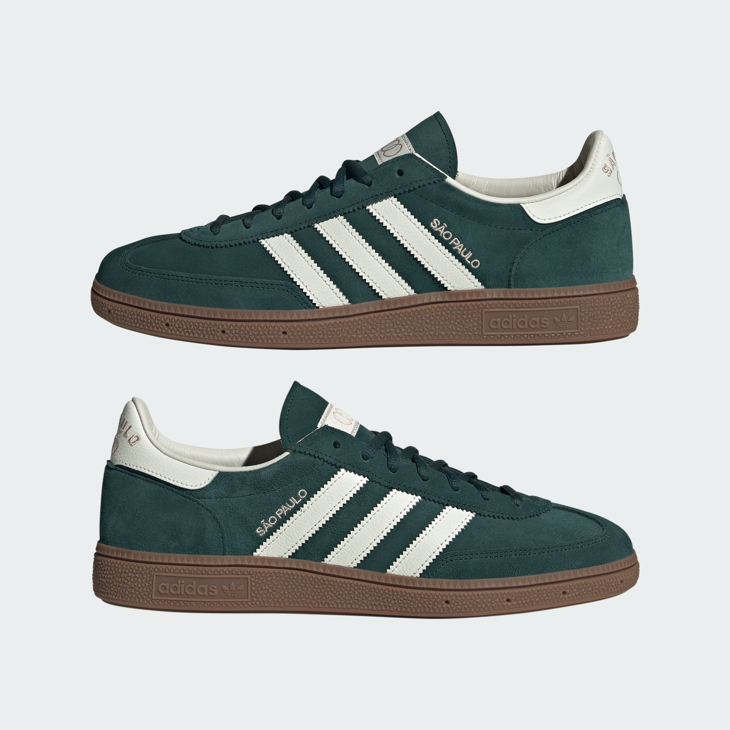 adidas HANDBALL SPEZIAL AUDI REVOLUT F1 TEAM Shoes - Aurora Ivy / White Tint / Gum - View 8