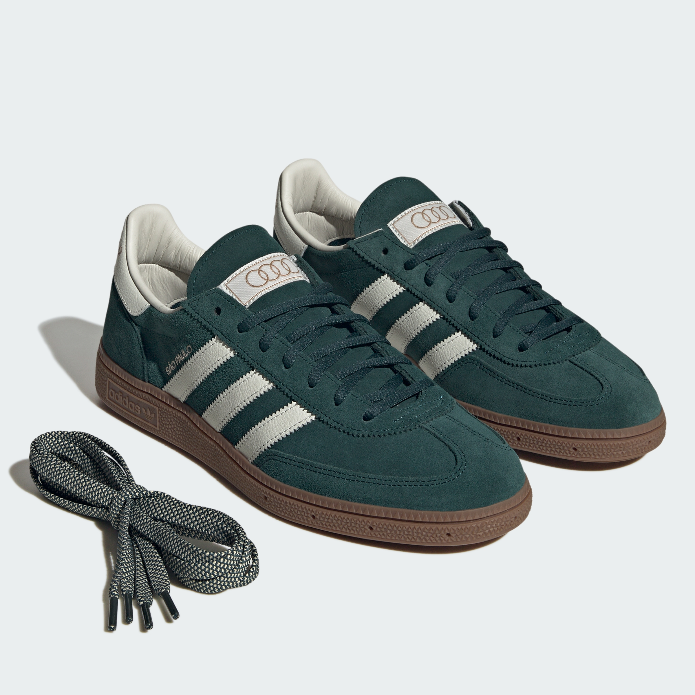 adidas HANDBALL SPEZIAL AUDI REVOLUT F1 TEAM Shoes - Aurora Ivy / White Tint / Gum - View 9