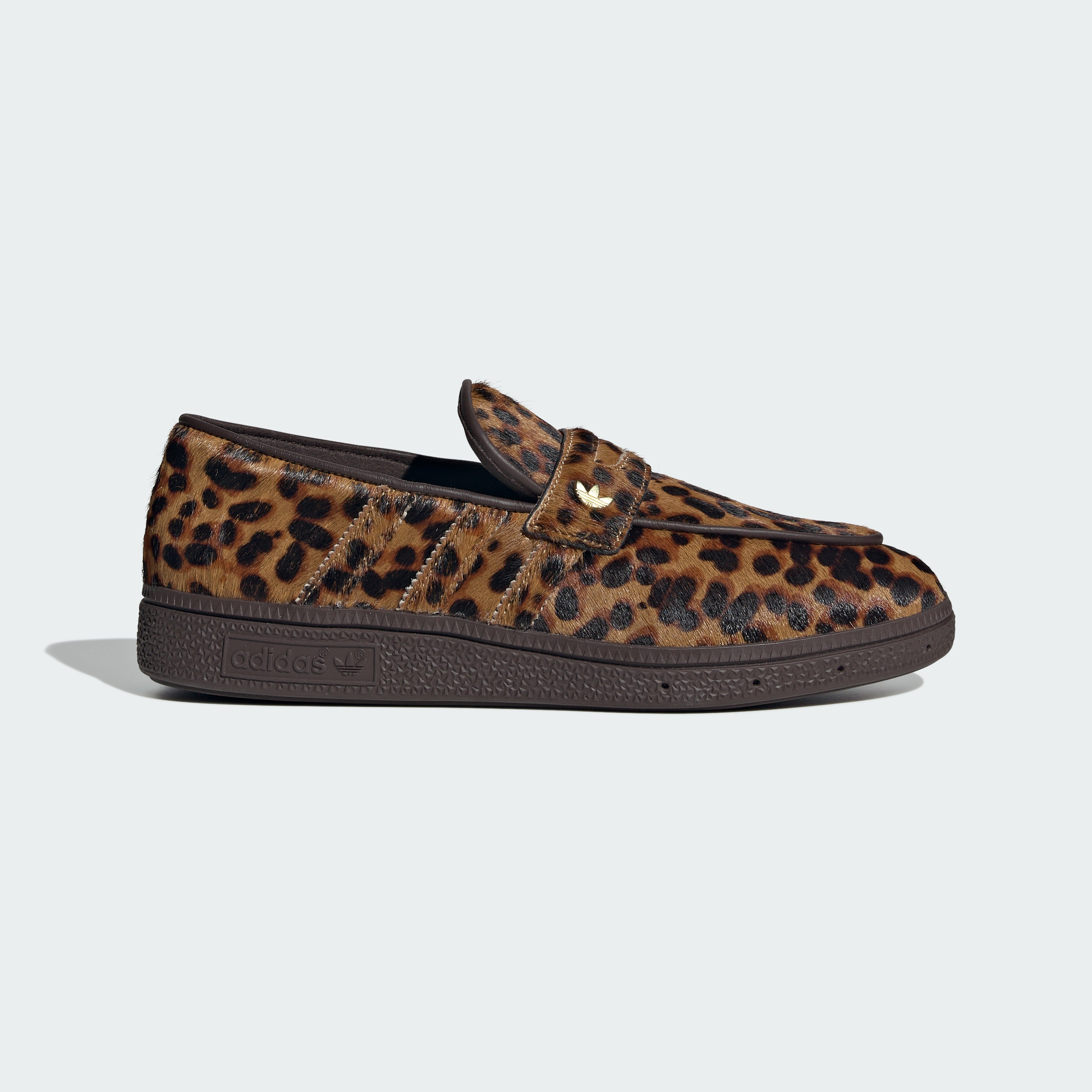 adidas HANDBALL SPEZIAL LOAFER SHOES - Magic Beige / Core Black / Dark Brown - View 2