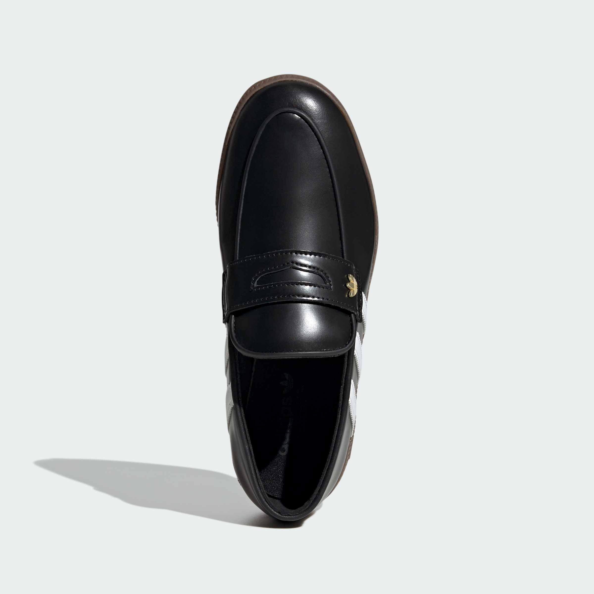 adidas HANDBALL SPEZIAL LOAFER SHOES - Core Black / Cloud White / Gum - View 3