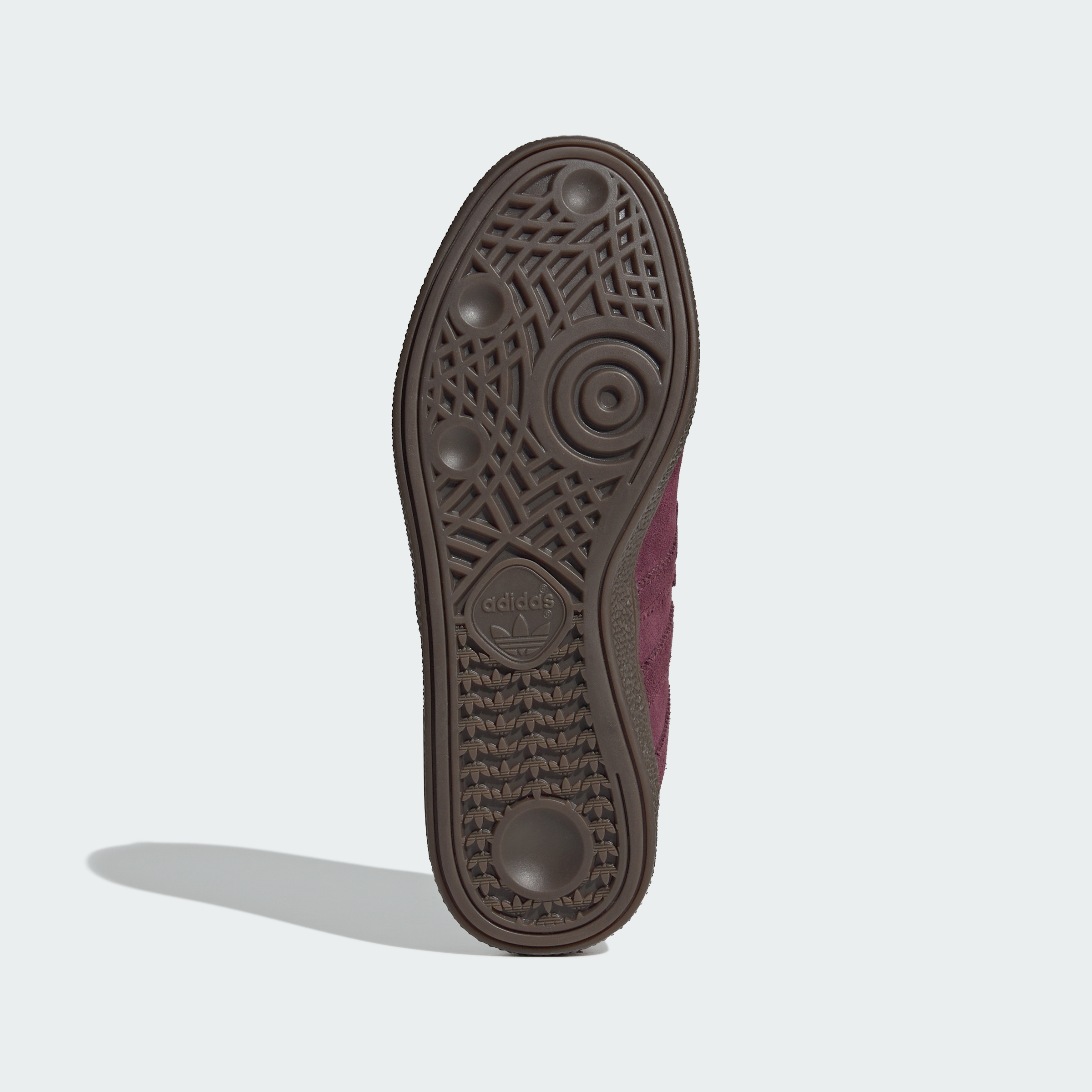 adidas HANDBALL SPEZIAL LOAFER SHOES - Maroon / Maroon / Gum - View 4
