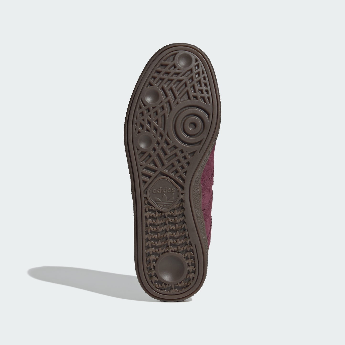 adidas HANDBALL SPEZIAL LOAFER SHOES - Maroon / Maroon / Gum - View 4