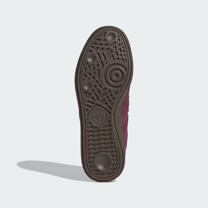 adidas HANDBALL SPEZIAL LOAFER SHOES - Maroon / Maroon / Gum - View 4
