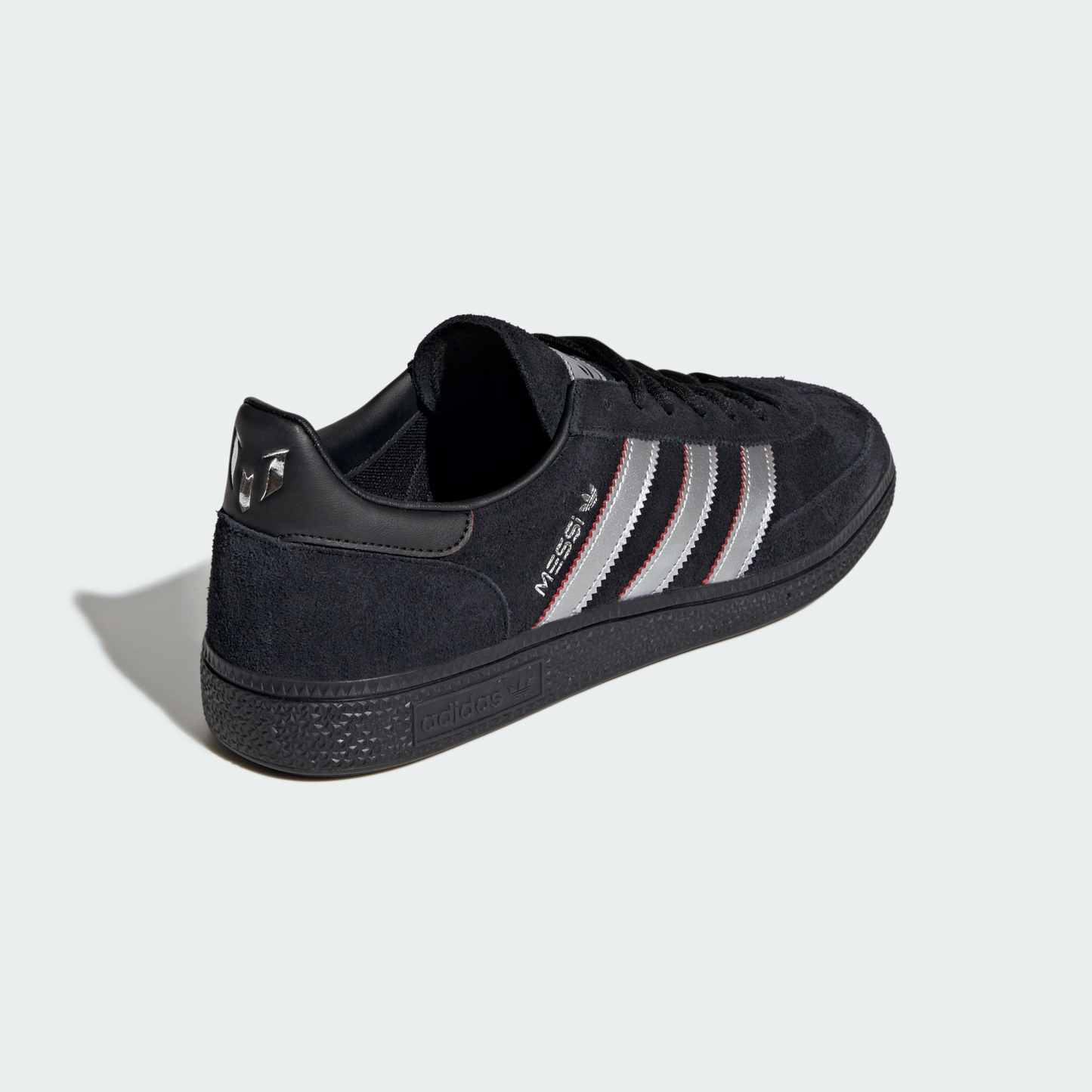adidas HANDBALL SPEZIAL MESSI Shoes - Core Black / Silver Metallic / Pure Ruby - View 6