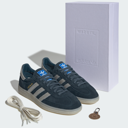 adidas HANDBALL SPEZIAL MIG SHOES - Arctic Night / Silver Metallic / Mist Stone - View 9