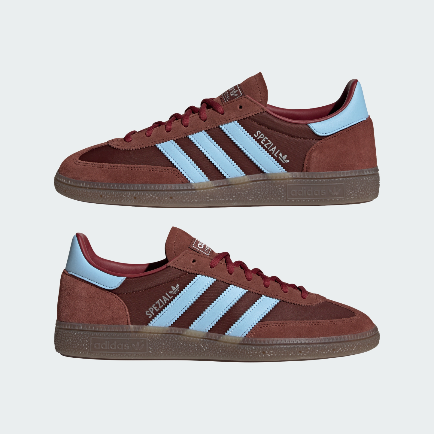 adidas HANDBALL SPEZIAL SHOES - Fox Brown / Clear Sky / Gum - View 8