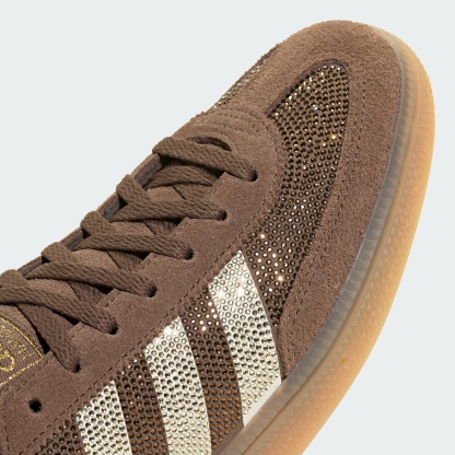 adidas HANDBALL SPEZIAL SHOES - Earth Strata / Off White / Gold Metallic - View 3