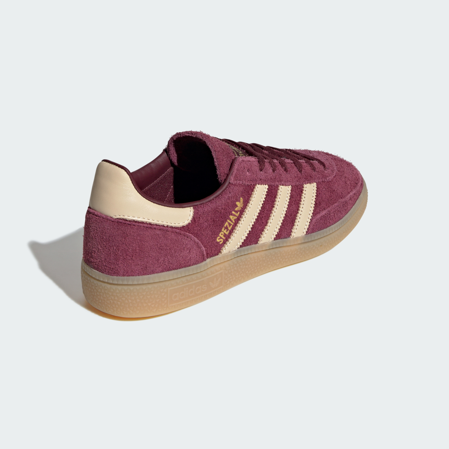adidas HANDBALL SPEZIAL SHOES - Maroon / Warm Vanilla / Gold Metallic - View 6