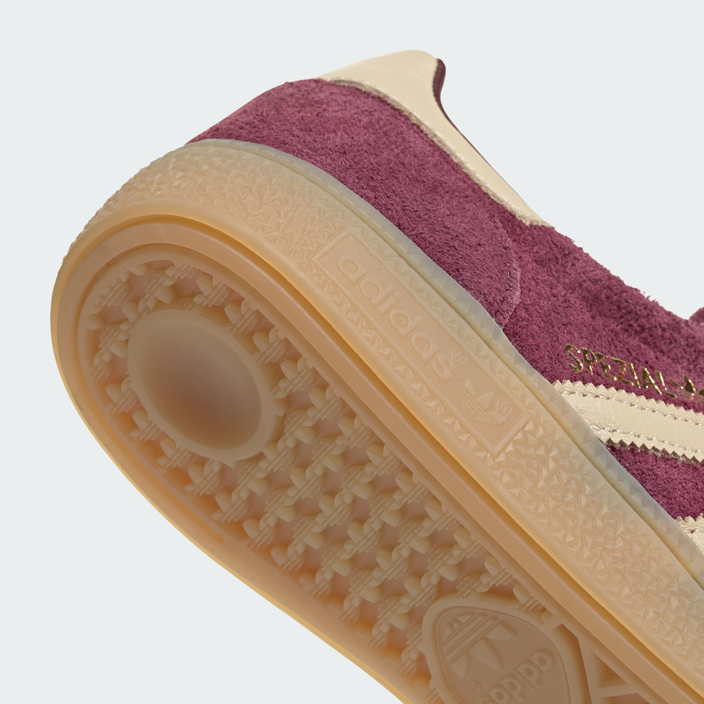 adidas HANDBALL SPEZIAL SHOES - Maroon / Warm Vanilla / Gold Metallic - View 9
