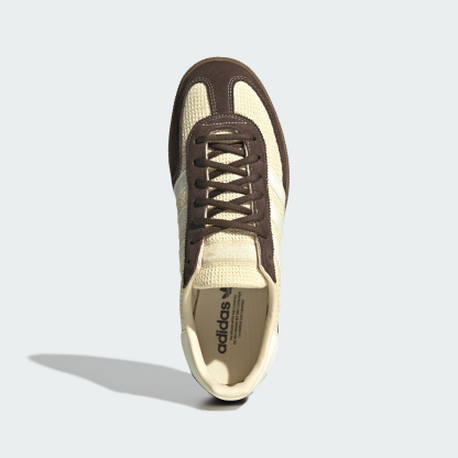 adidas HANDBALL SPEZIAL SHOES - Warm Vanilla / Off White / Dark Brown - View 3