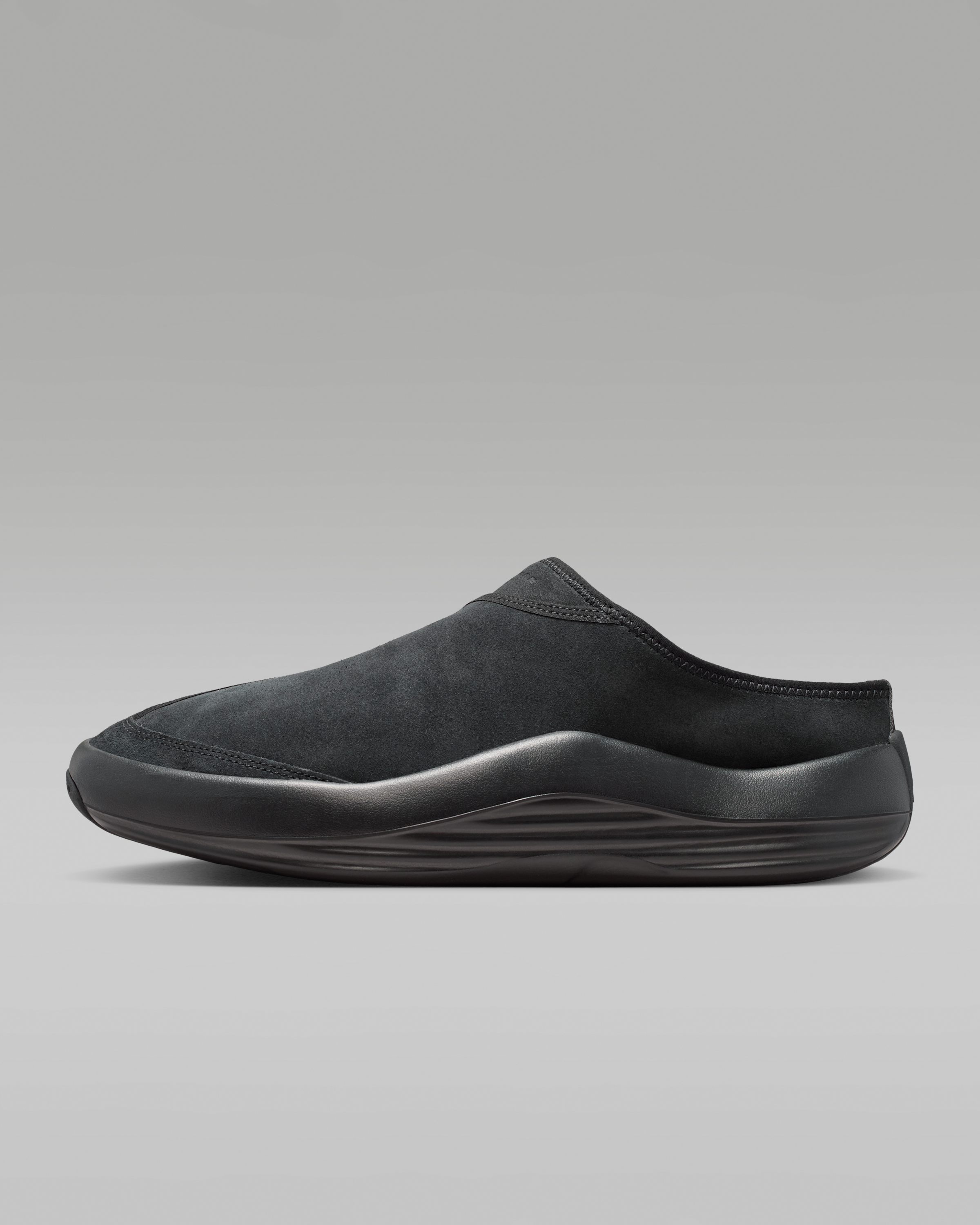 Jordan Future Men's Mules - Black/Dark Smoke Grey - View 1