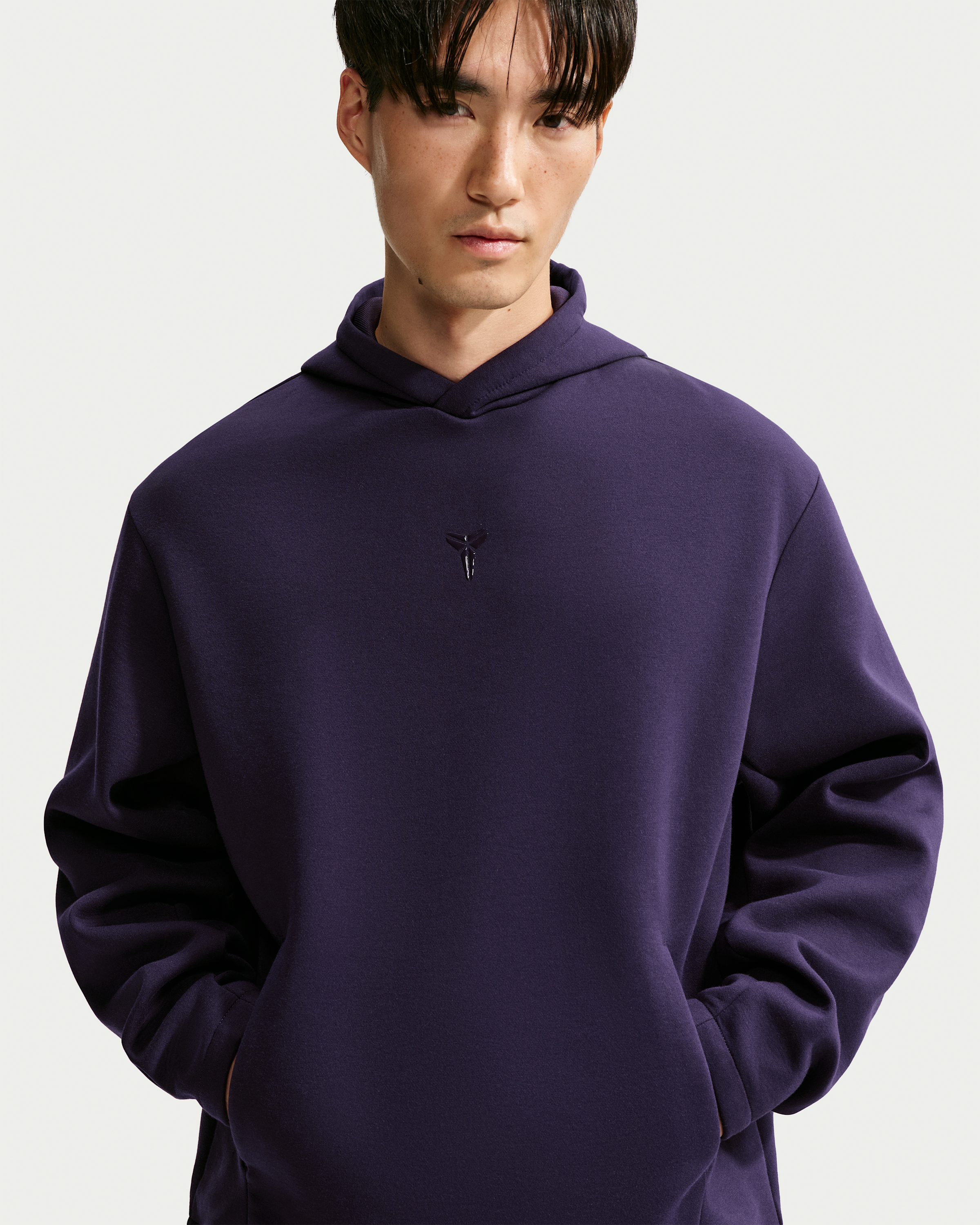 Kobe Men's Nike Dri-FIT Pullover Basketball Hoodie - Purple Dynasty/Purple Dynasty - View 1