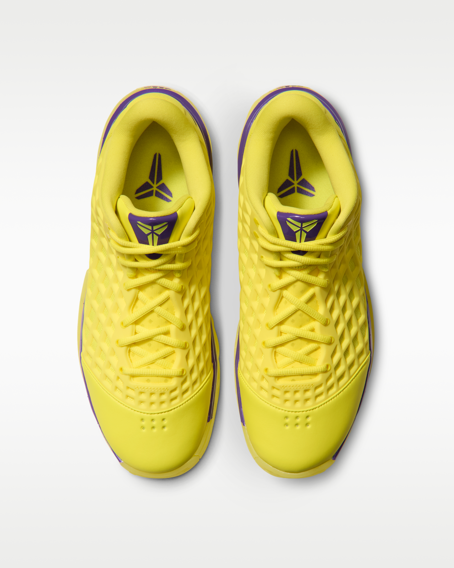 Kobe III Low Protro Men's Basketball Shoes - Dynamic Yellow/Field Purple - View 4