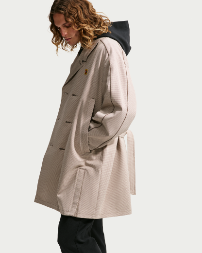 Nike Club Rules Men's Trench Coat - Mink Brown/Sand Drift/Ironstone - View 3
