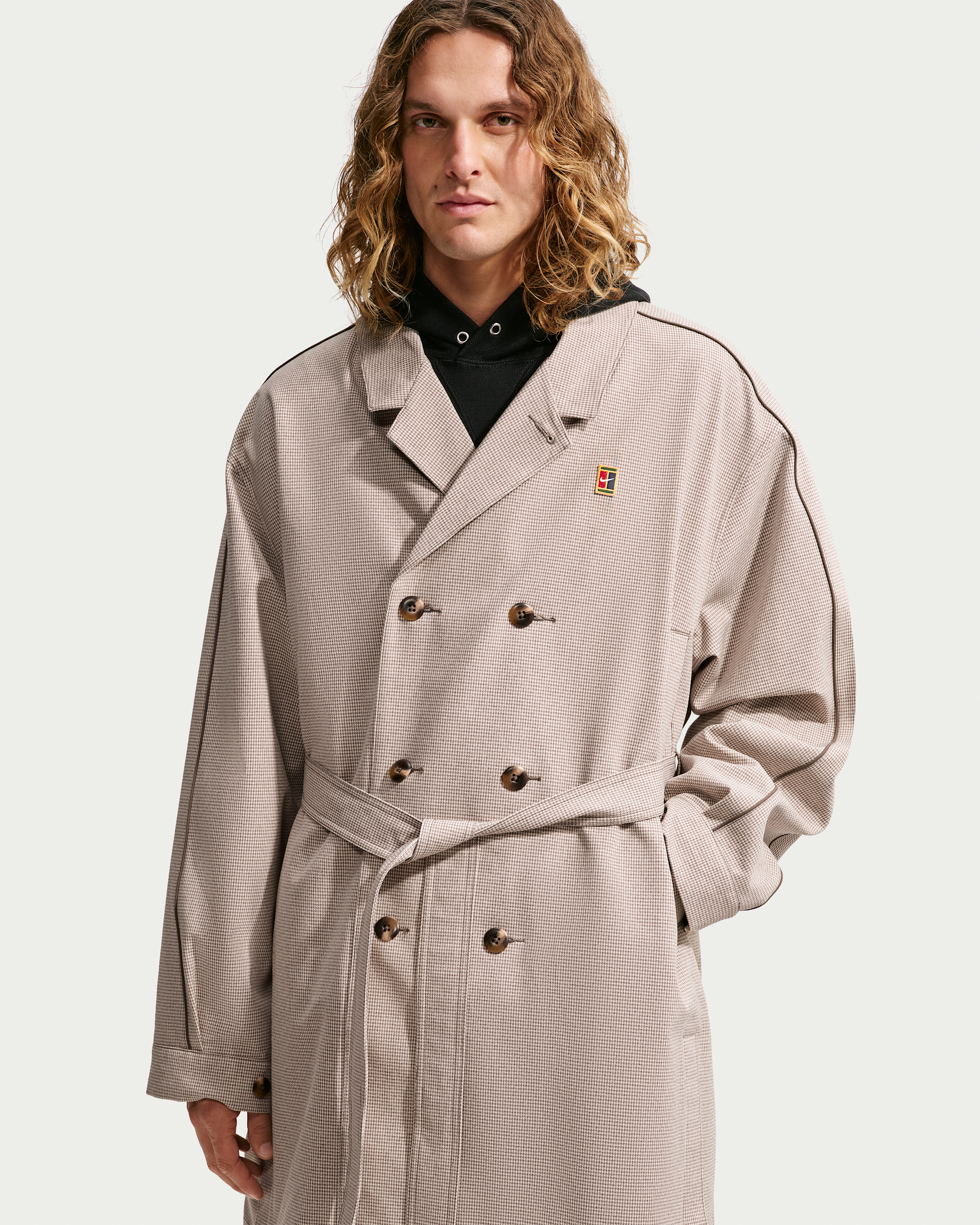 Nike Club Rules Men's Trench Coat - Mink Brown/Sand Drift/Ironstone - View 1