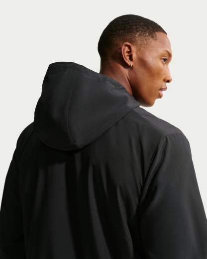 Nike Form Men's Dri-FIT Hooded Versatile Jacket - Black - View 2