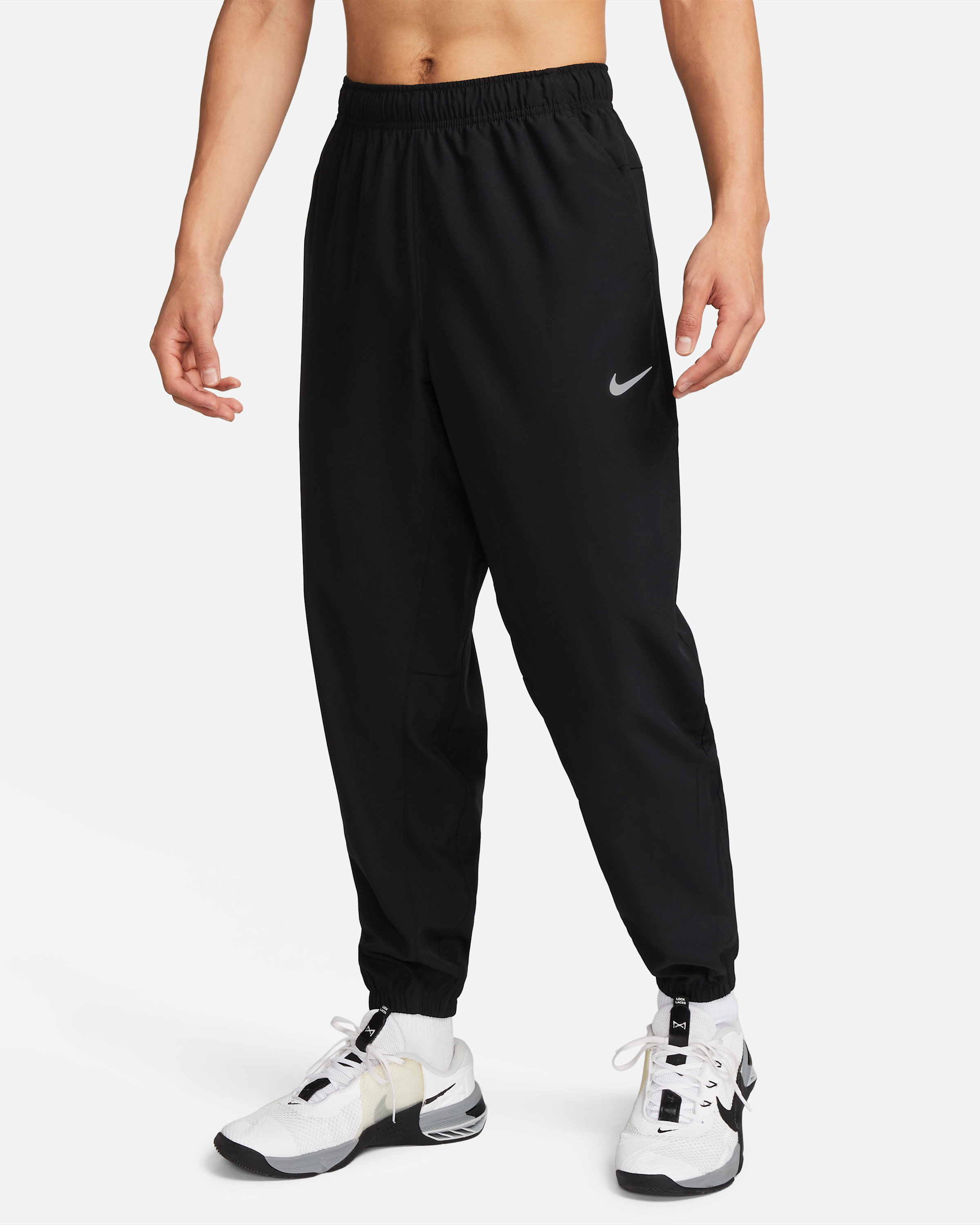 Nike Form Men's Dri-FIT Tapered Versatile Trousers - Black/Black - View 1