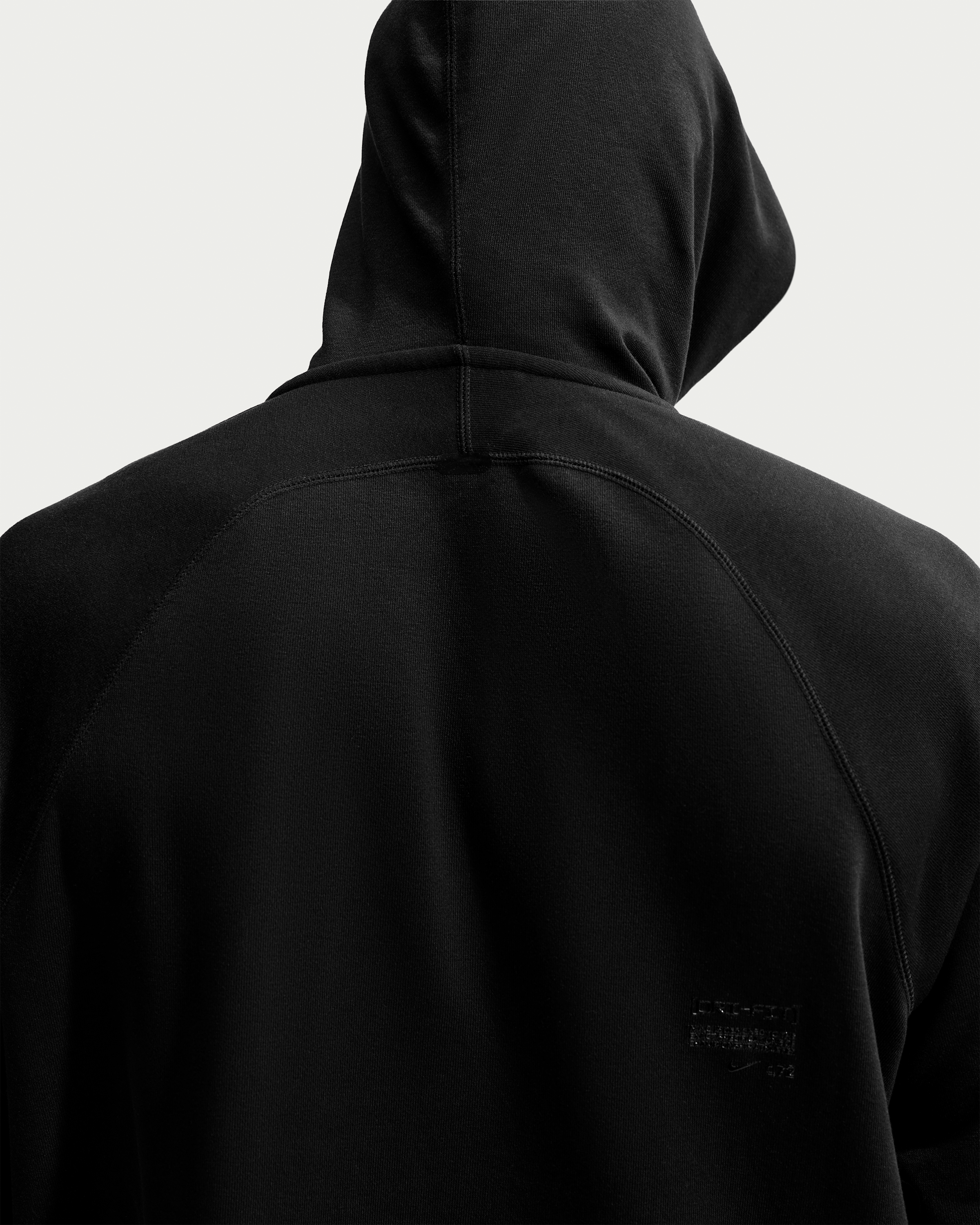 Nike N.A.C. Men's Dri-FIT Oversized Fleece Training Hoodie - Black/Black - View 2