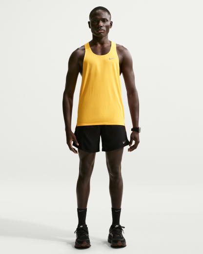 Nike Stride Men's Dri-FIT 18cm (approx.) 2-in-1 Running Shorts - Black - View 1